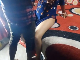 Desi housewife gets naughty while cleaning