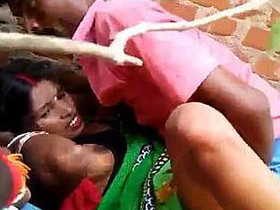 Desi Randi and her friends have a wild outdoor group sex session