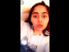 Cute desi girl's first time on camera