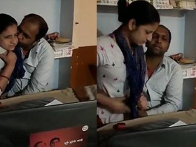 Teacher-student affair: Teachers room at school hour S
