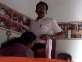Two mature coworkers have sex with an elderly man