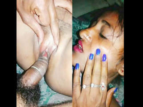 Midnight rendezvous: Hot wife gets naughty with nobody around