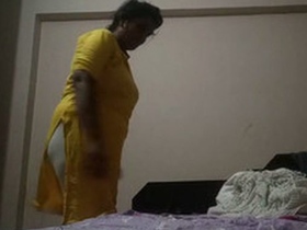 Mature MILF gets caught spying on her step-son