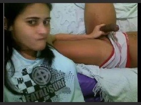Indian guy strips and pleasures himself on webcam