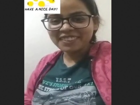 Two Indian lesbian girls flaunt their adorable bodies in a steamy video