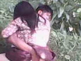 Outdoor sex with a beautiful indo girl