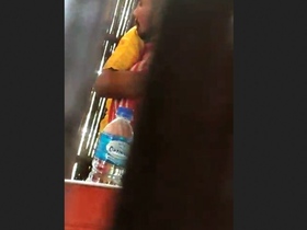 Open restaurant sex: A couple gets caught in a public place