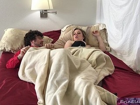 Stepmom and stepson indulge in some naughty fun in the air
