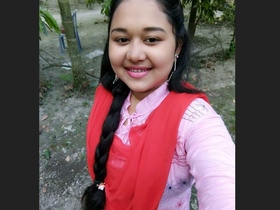 Fat Indian bhabi enjoys some solo fun in the village