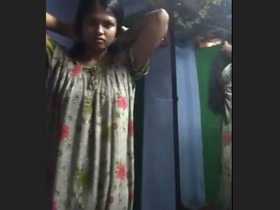 Tamil beauty dons a sexy outfit and shows off her curves