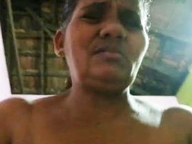 Horny mature aunty bares her assets and shows off
