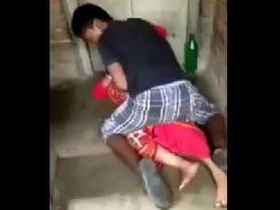 Desi aunty strips for her boyfriend's selfie in nighty lingerie