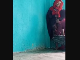 Bengali hijabi girl in lingerie gives a sensual blowjob and gets fucked