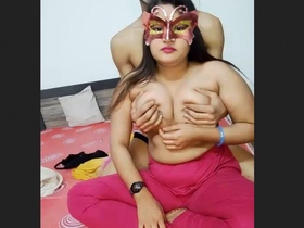 Watch as Benjery shows off her nice boobs in a tango video