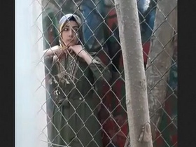 Hijabi girl gets wild in the great outdoors