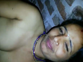Mature aunty takes cock deep in her mouth