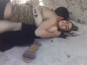 A hot and horny Pashtun girl gets outdoor fun with her boyfriend