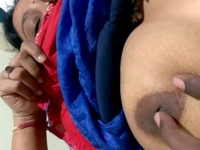 Horny wife with huge tits gets pounded in the kitchen
