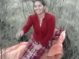 Aunty gets naughty in the outdoors