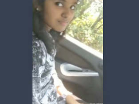 Tamil girl from India gives a sensual blowjob to her partner