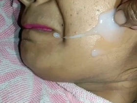 Intense facial after a steamy ride