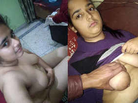 Desi wife enjoys sex with her husband's friend while moaning in audio