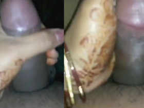 Young wife enjoys a rough anal session with her husband