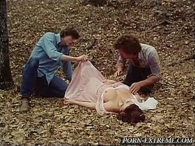 Watch a handsome guy fuck a girl in the woods in this unpredictable and intense video
