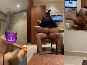 A couple explores their sexual desires in a hotel room