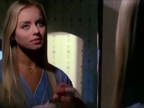 Italian actress Gloria Guida in a depressing scene