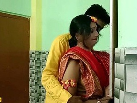Handsome Indian husband satisfies his beautiful Bengali wife in a steamy video