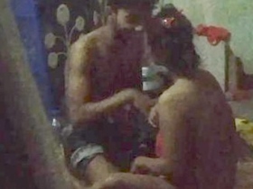 A couple caught having secret sex in a village, video