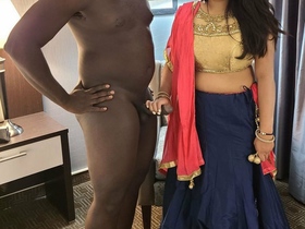 Desi wife gets a surprise gift of a Big Bull for her anniversary