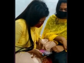 Two Bengali women showcase their lesbian tango skills