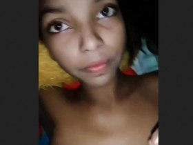 Young blonde gets her tight shaved pussy stretched by a big cock