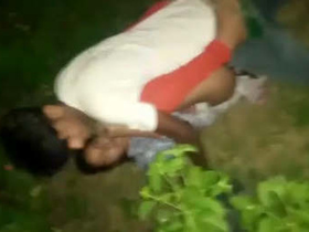 Indian couple indulges in outdoor sex in a village