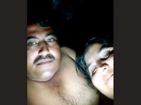 Mature couple indulges in passionate night in village