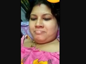 Experience the erotic pleasure of a bhabhi's fingering and cum tasting session