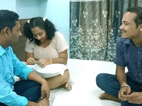 Stepsister's husband watches as stepbrother has sex with her in front of him